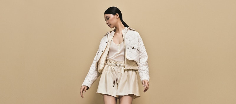 Moncler Summer Vestes Courtes Et Taille Cintrée